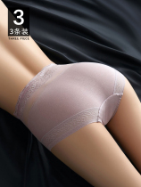 Japanese lace high waist underpants female pure cotton antibacterial closets glutes hip 2022 New ladies sexy fashion shorts