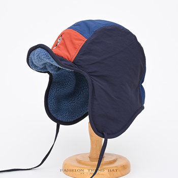Korean version of the pilot hat for men and women in autumn and winter, thickened and warm lei feng hat, cycling helmet, inner liner, ear protection hat