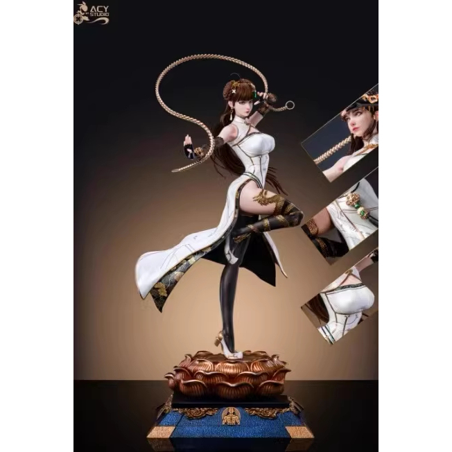 [September Jj4 Store] in Stock Acy Studio Qigong Master Huahua Standard Edition Female Sculpture Series