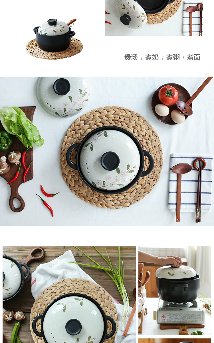 Sichuan island house casserole stew pot soup household gas earth the trumpet soup rice soup pot gas buner special ceramic pot