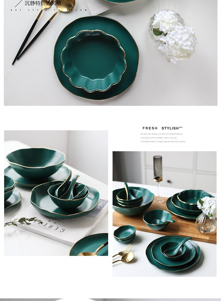 Island house green ripple in up phnom penh restoring ancient ways ceramic tableware steak home dish dish dish dish of rice bowls bowl rainbow such use