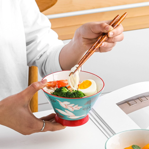 Кавашима дом японская керамическая миска в стиле керамическая миска с единственной красивой рисовой миской маленькая миска Симпатичная девочка Сердце Ковша Миска Высокая миска ноги