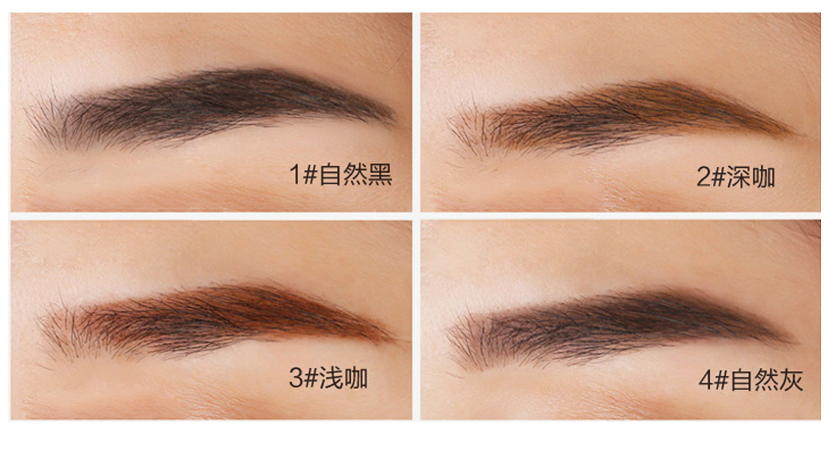 2 mũi Bút lông mày hình lục giác Shiseido không tẩy màu không thấm nước và mồ hôi không nở, người mới bắt đầu dễ dàng tô màu 2 - Bút chì lông mày / Bột / Stick chì kẻ mày lameila