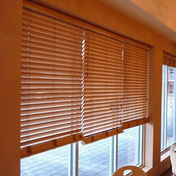 Environmental protection Nangbamboo venetian blind waterproof and mildew proof book room office curtains breathable sun-shading-Taobao