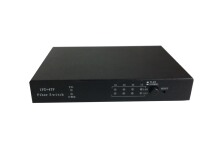 Carrier grade 4 electrical port 100M optical fiber transceiver multi electrical port optical terminal IP digital monitoring optical terminal