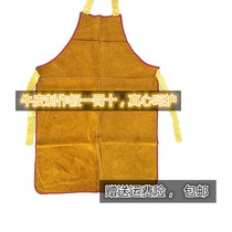 Pure cowhide wear-resistant heat insulation anti-scalding anti-flame retardant radiation welding apron Welder protective overalls New products