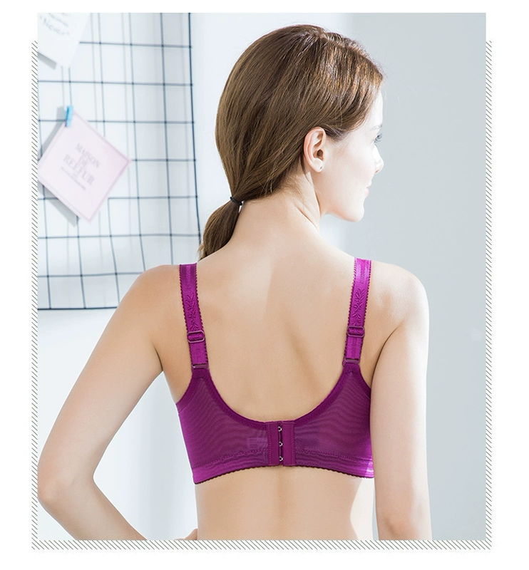 Đồ lót cô gái siêu tụ tập trên dày ngực nhỏ ngực phẳng aa phần mỏng không có vòng thép gợi cảm áo ngực đỏ ao lot cho nguoi nguc to