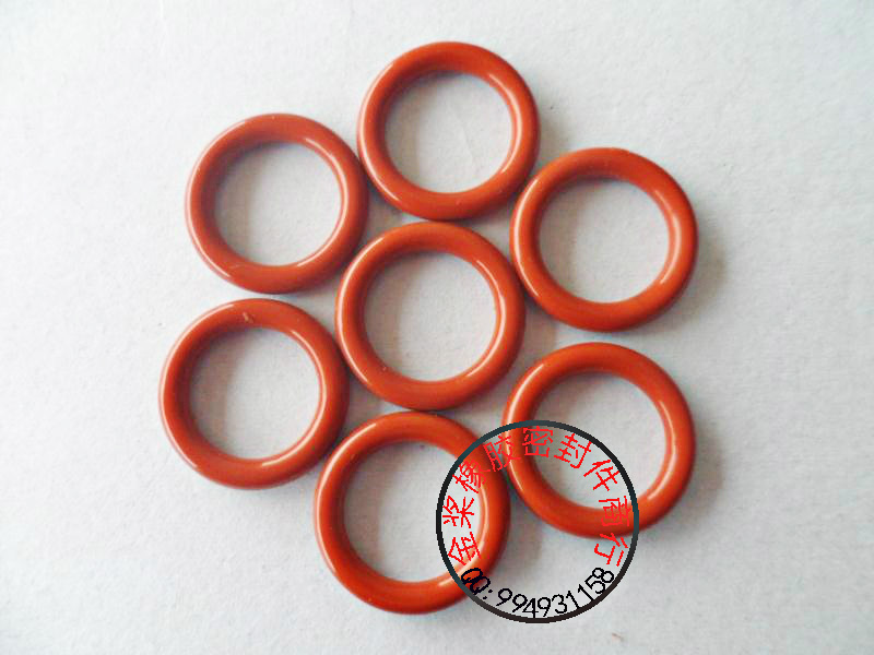 Red crown special offer high temperature resistant silicone o-ring silicone seal ring red rubber ring waterproof seal