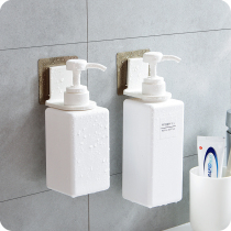 Bathroom shampoo shower gel bottle hanging shelf hole-free toilet shelf Hand sanitizer suction wall hook
