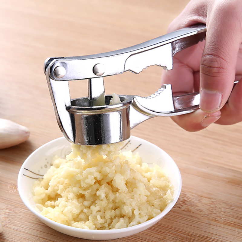 Kitchen Multifunction Press Garlic Machine Stainless Steel Zinc Alloy Press Garlic Garlic Mashed Garlic Clay Machine Manual Ginger Garlic Machine Walnut Clip