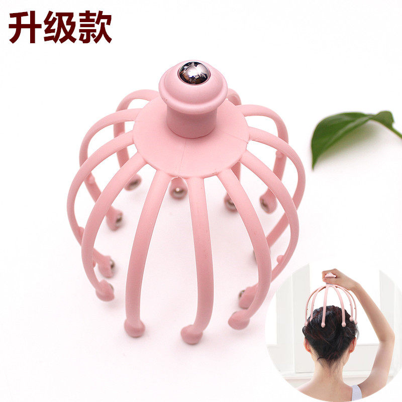 Octopus Octopus Five Paws Head Massager Massage Supplies Ball Bearing Massage Scalp Soul Extraction Extraction Scratching Head Deviner