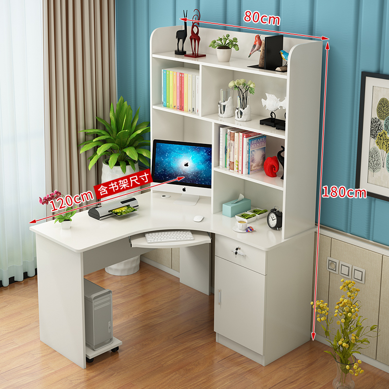 children's desk with bookshelf