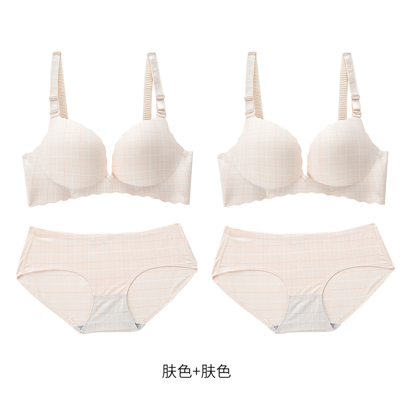 Một mảnh của đồ lót đánh dấu womens vòng thép miễn tụ tập mỏng dày áo ngực sexy điều chỉnh side-by-side áo ngực áo ngực.