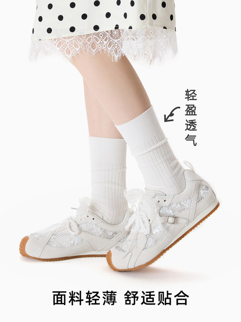 Thin Breathable Gray Socks for Women, Suitable for Spring and Summer, with Double-Needle Vertical Stripes, Seamless Mid-Calf Cotton Socks, Slouch Socks, Long Socks