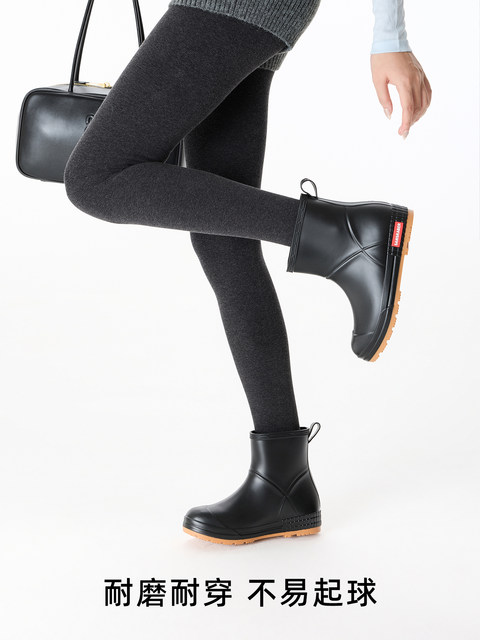 Vertical Striped Thermal Leggings for Women, Suitable for Autumn and Winter, Slimming, Dark Gray, Non-Slip, with Thin Fleece Lining