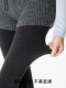 Autumn and winter, dark gray outer wear, vertical pattern heating and thermal leggings for women, thin velvet inner pantyhose that will keep you slim.