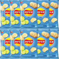 Le thing potato chips lime flavor 40g bag snack food snacks office snack puffed food