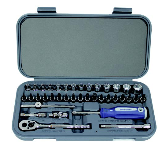 Snapon Real Resistant Treasure BluePoint Blue Dot Tool 38 pieces 6 3MM Series male sleeve set sleeves