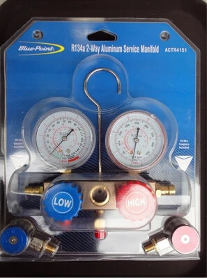 Blue Dot Tool Auto Air Conditioning Repair Pressure Gauge Set Refrigerant Filling Tool Refrigerant Table Air Conditioning Fluoride Table
