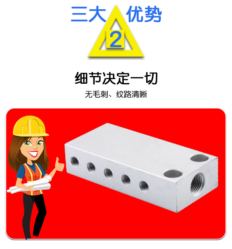 Вакуумные Чак 机械手真空工业气动配件气排分流器进气8一进4/6/8/10/12/14/16出 Kairui siming