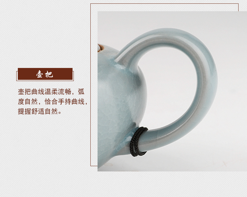 Three frequently hall of zen your up ceramic teapot kung fu tea tea ware S24014 slicing can raise large capacity, small pot