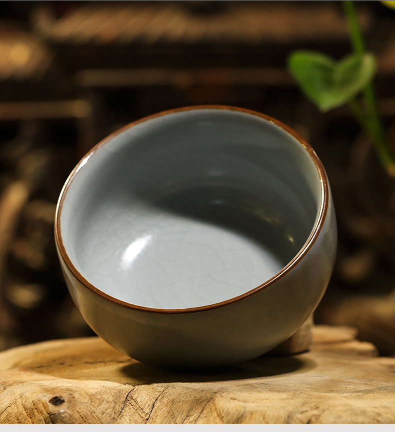 Three frequently hall your up teacup pu - erh tea cup of pure manual master cup of jingdezhen ceramic S44031 single large tea cup