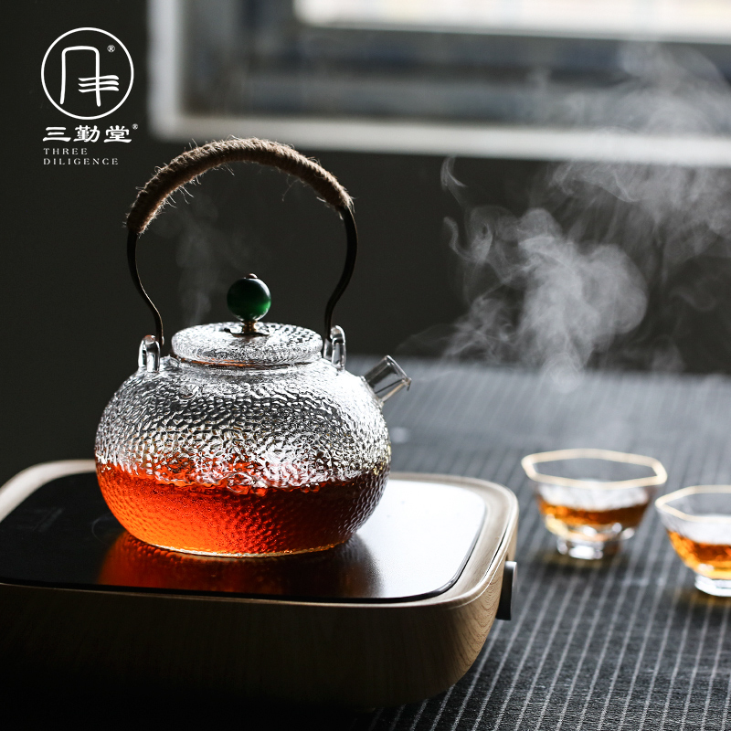 The three regular glass teapot pot large kung fu tea set electric hammer girder TaoLu tea stove'm S25010 kettle