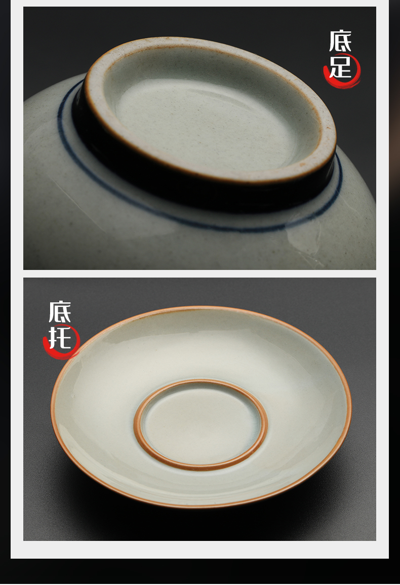 Three frequently hall hand - made porcelain cup just tureen jingdezhen ceramic cups kung fu tea set large tea, single