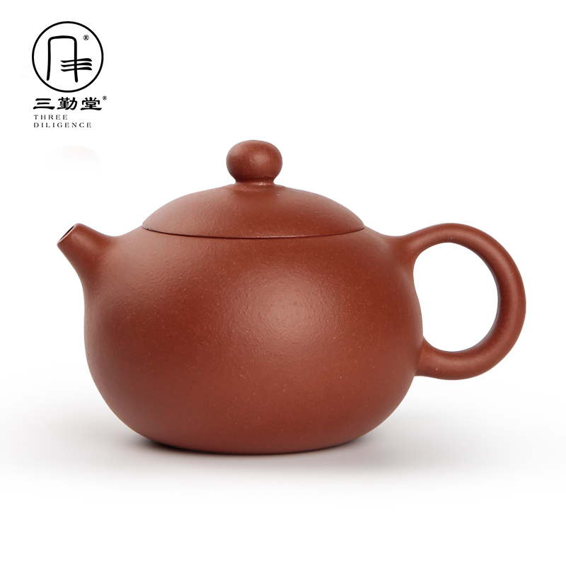Three frequently hall yixing purple xi shi pot famous checking tea, undressed ore mud dahongpao little teapot S26010 zhu