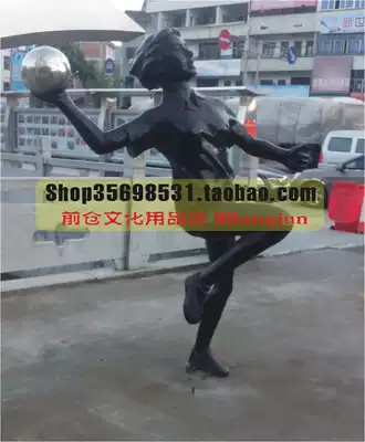Polyester composite head bronze statue series celebrity avatar stainless steel sculpture
