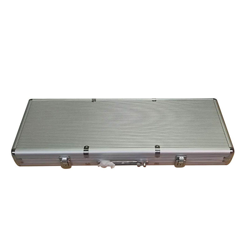 Texas Poker Box New Products Aluminum System Cardet Coin Kit Box Reinforcement Custom Pattern 500 Yard Mahjong Bargaining Chips
