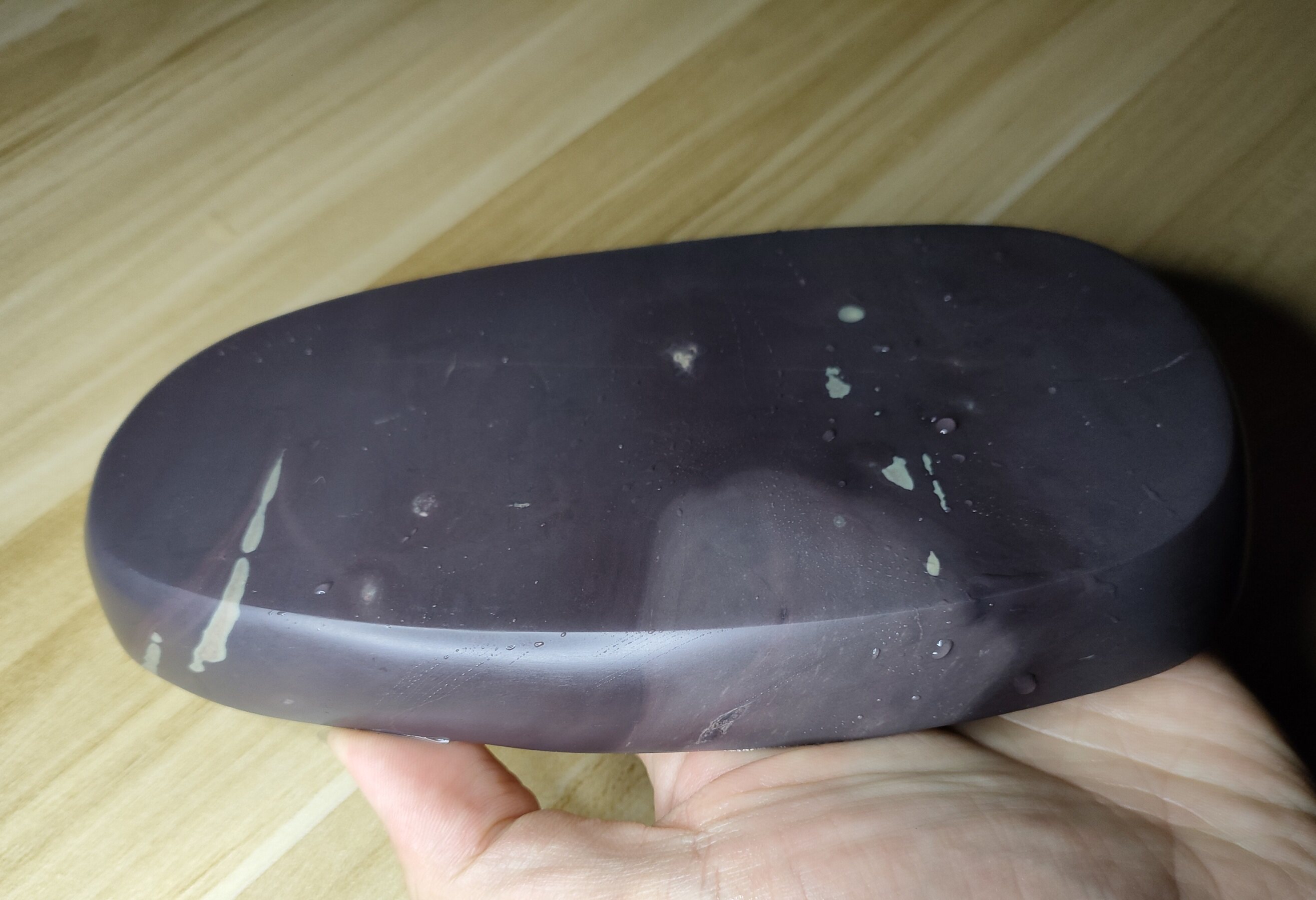 товар из китая 忠心端砚 真正三大名坑旧坑仔岩 鱼脑冻透底 天青质地 实用收藏