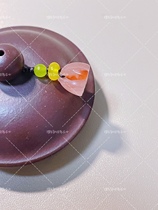 Baoshan Nanhong Lotus Pendant Small Cartridge Cute Teapot Small Cart Teapot Rope Purple Clay Pot Xi Tzu Pot Accessories Stone Ladle