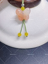 Crimson Fat Butterfly Teapot Small Lift Teapot Rope Purple Clay Pot Xishi Pot Accessories Stone Ladle Teapot Lanyard Tea