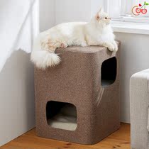 Human cat shared cat cohorts with detachable washable cushions small cat climbing cat tree sofa Stool Cat Grabbing board Exit Japan