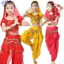 New costume children belly dance stage costume performance costume children Indian dance costume sequin performance costume