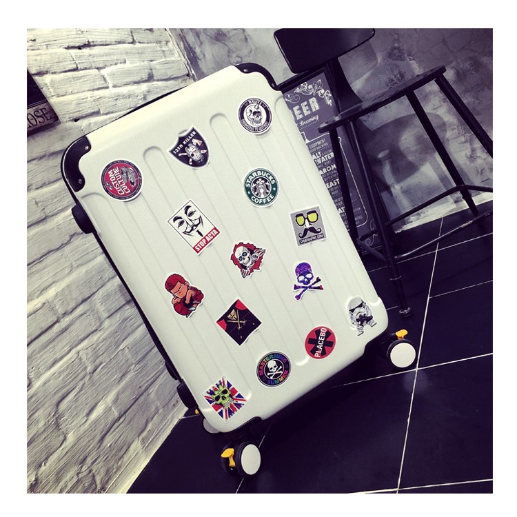 Trường hợp xe đẩy cá tính vali nam 28 vali hộp Hàn Quốc nam triều 24 inch mật khẩu sinh viên hộp hành lý nữ - Va li vali mini