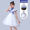 SQHC188 Girls (Plum Blossom Skirt+Blue and White Porcelain Headpiece)