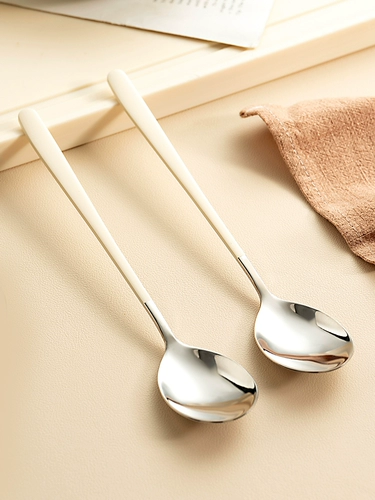 onlycook Белая корейская ложка из нержавеющей стали для домашнего использования, нержавеющая сталь AISI 304
