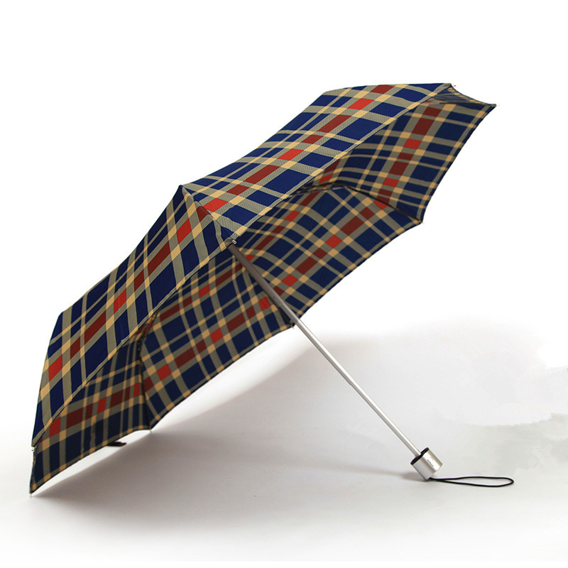 German Kobold Umbrella 70% off Manual Portable Umbrella for Both Sunny and Rainy Days, Uv Protection Upf50+, Plaid Pattern, Universal
