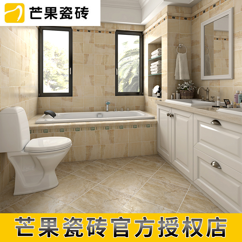 Mango tile tile dressing room anti-slip tile tile anti-slip tile kitchen retro anti-slip wall tile tile magnetic tile