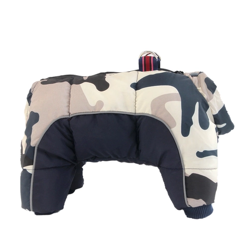 Зимняя одежда щенка густая и теплая тяговая веревка