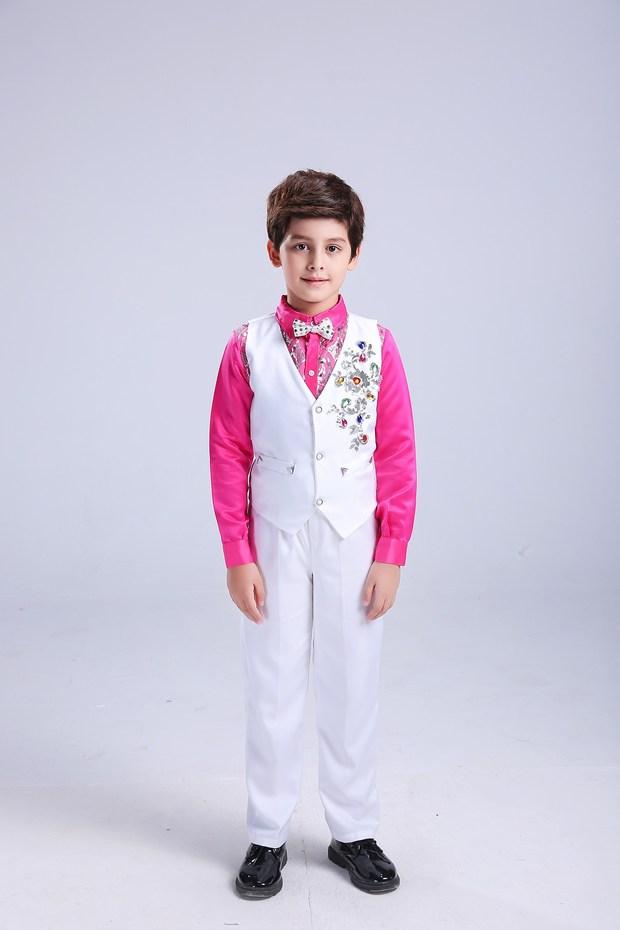Nam sinh mặc vest vest nam chủ nhà cho trẻ em học sinh tiểu học và trung học trang phục biểu diễn zumba