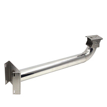 Stainless steel rod bracket 30cm surveillance camera bracket hoop bracket camera bracket L-type 50cm