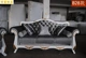 Nhà máy trực tiếp phong cách châu Âu phòng khách kết hợp vải ba người làm đẹp thẩm mỹ viện cho thuê căn hộ chung cư nhỏ đơn giản sofa châu Âu - Ghế sô pha