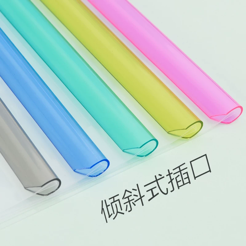 Deli Power Folder Transparent Pumping Picks A4 Plane Office Supplies Students Use Folder Folder Test Paper