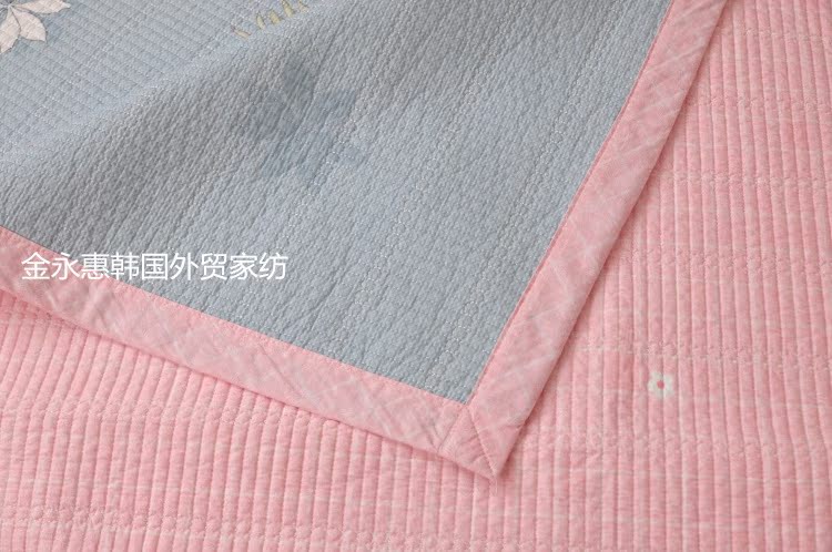 Hàn Quốc twill bông chần rửa giường bao gồm nệm Hàn Quốc tấm ga trải giường 200 * 230 có thể được bảo hiểm với cung cấp đặc biệt rộng bên