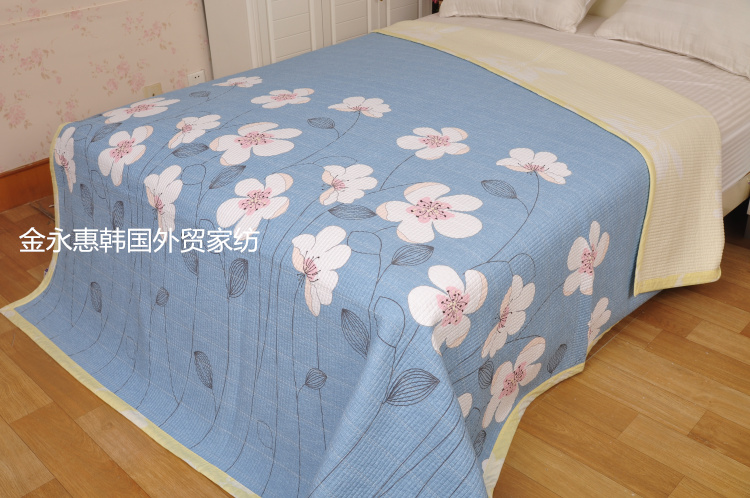 Hàn Quốc twill bông chần rửa giường bao gồm nệm Hàn Quốc tấm ga trải giường 200 * 230 có thể được bảo hiểm với cung cấp đặc biệt rộng bên