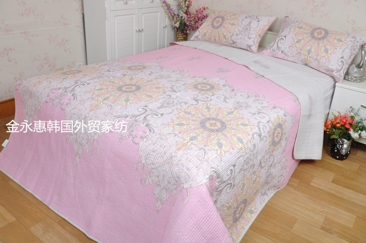 Khuyến mãi Hàn Quốc Twill Cotton Chần Bí Mật Road Rửa Mat Sheets Giường Cover Nệm Điều Hòa Không Khí Bộ Đồ Giường