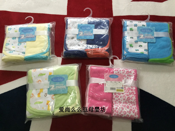 American Newborns Pure Cotton Swaddle Napkins Blanket Pure Cotton Slim Cover Blanket 2 dress with original packaging